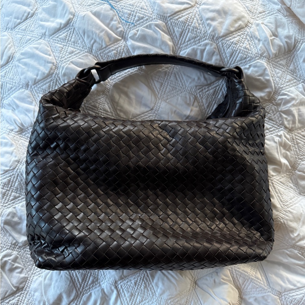 Bottega Veneta Intrecciato Sloane Hobo Shoulder Bag
